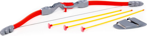 Изображение товара Лук игрушечный Полесье Ястреб + стрелы и колчан / 66798 (3шт)