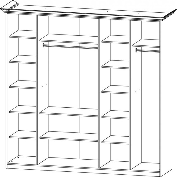 Изображение товара Шкаф ФорестДекоГрупп Прованс 5