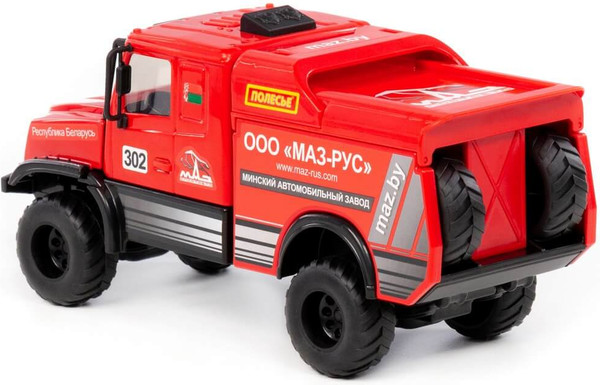 Изображение товара Автомобиль игрушечный Полесье Гоночный грузовик МАЗ-6440RR / 57314 (в коробке)