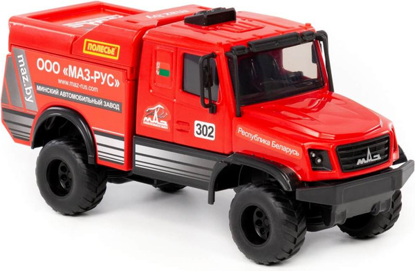 Изображение товара Автомобиль игрушечный Полесье Гоночный грузовик МАЗ-6440RR / 57314 (в коробке)