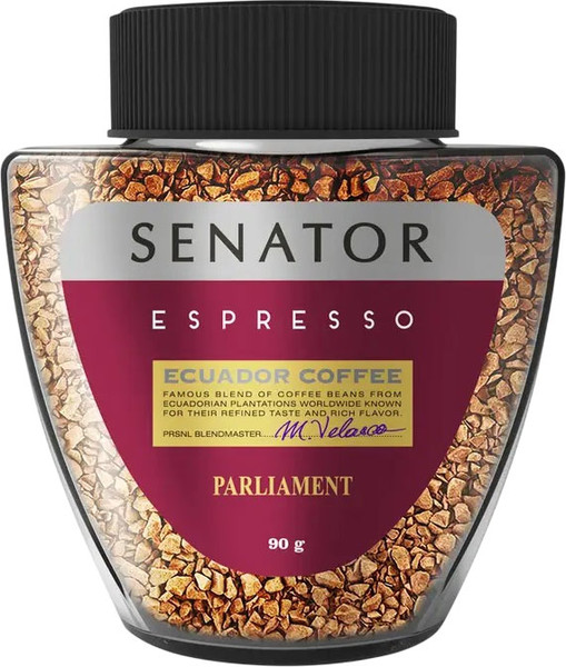 Изображение товара Кофе растворимый SENATOR Parlament Espresso (90г)