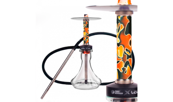 Изображение товара Кальян First Hookah X UZI47 Core Mini (черный/оранжевый)