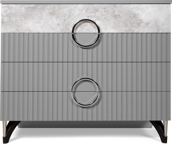 Изображение товара Комплект мебели для спальни ФорестДекоГрупп Никея 4 160 (серая)