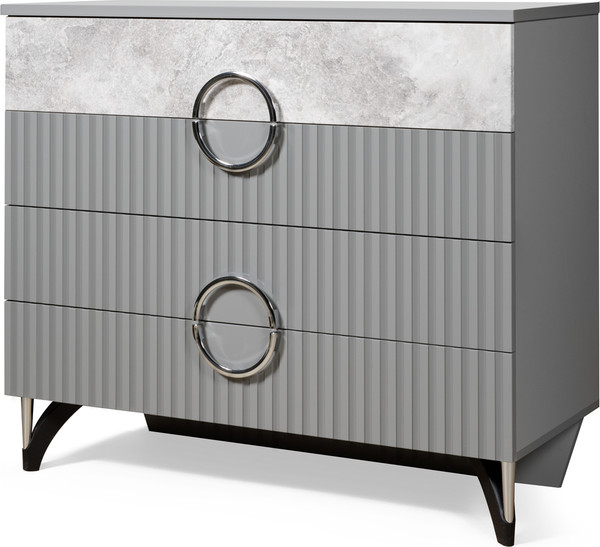 Изображение товара Комплект мебели для спальни ФорестДекоГрупп Никея 4 160 (серая)