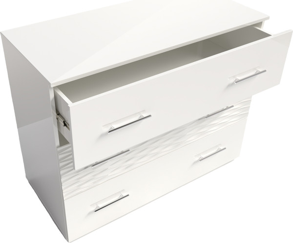 Изображение товара Комплект мебели для спальни ФорестДекоГрупп Вена 4 (белый/белый)