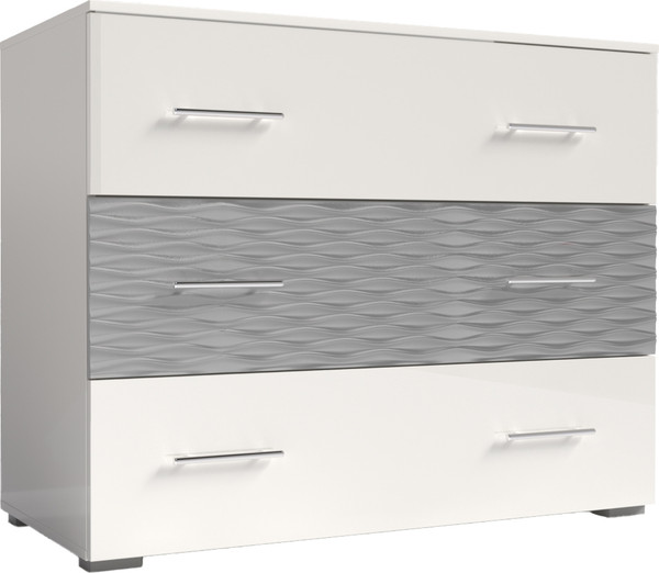 Изображение товара Комплект мебели для спальни ФорестДекоГрупп Вена 4 (белый/серый)