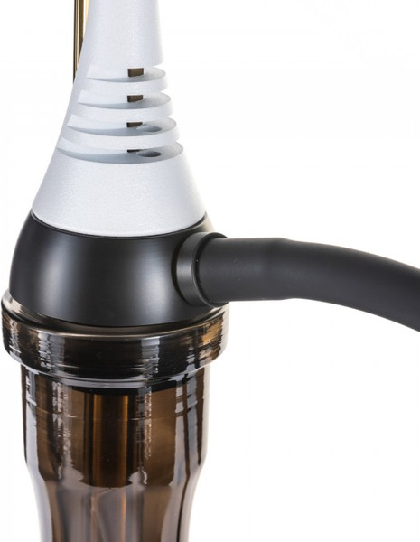 Изображение товара Шахта для кальяна Alpha Hookah S Snow White (силиконовый шланг, мундштук, диффузор)