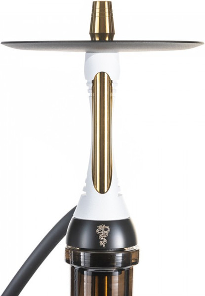 Изображение товара Шахта для кальяна Alpha Hookah S Snow White (силиконовый шланг, мундштук, диффузор)