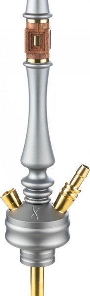 Изображение товара Шахта для кальяна Hoob Mars Space Grey Gold (диффузор, силикон, пружинка, мундштук)