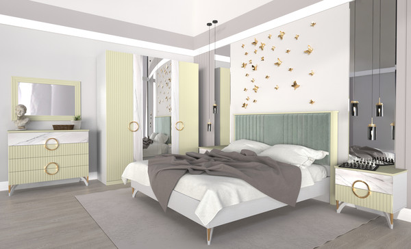 Изображение товара Прикроватная тумба ФорестДекоГрупп Никея (фисташка)