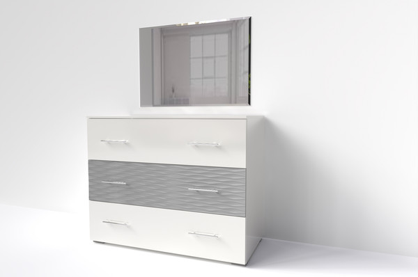 Изображение товара Комод ФорестДекоГрупп Вена (белый/серый)