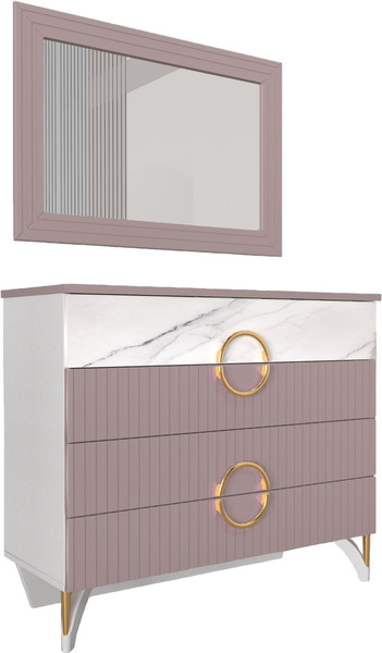 Изображение товара Комод ФорестДекоГрупп Никея (пудра)