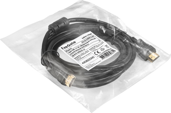 Изображение товара Кабель ExeGate EX-CC-HDMI-3.0F / EX294690RUS (3м)