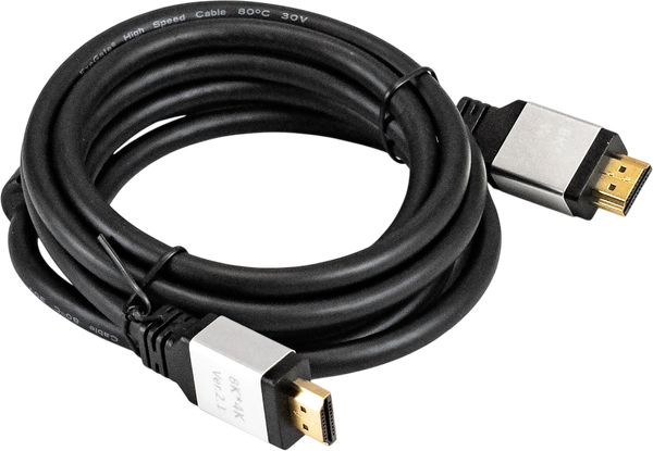 Изображение товара Кабель ExeGate EX-CC-HDMI8K-3.0 / EX294704RUS (3м, черный)