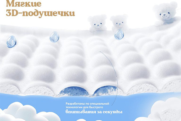 Изображение товара Подгузники-трусики детские Huggies Ultra Comfort Mega 3 Boy (54шт)