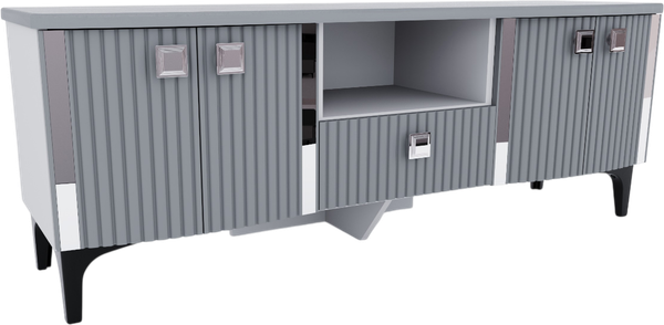 Изображение товара Тумба ФорестДекоГрупп Трея ТВ (с серебром)