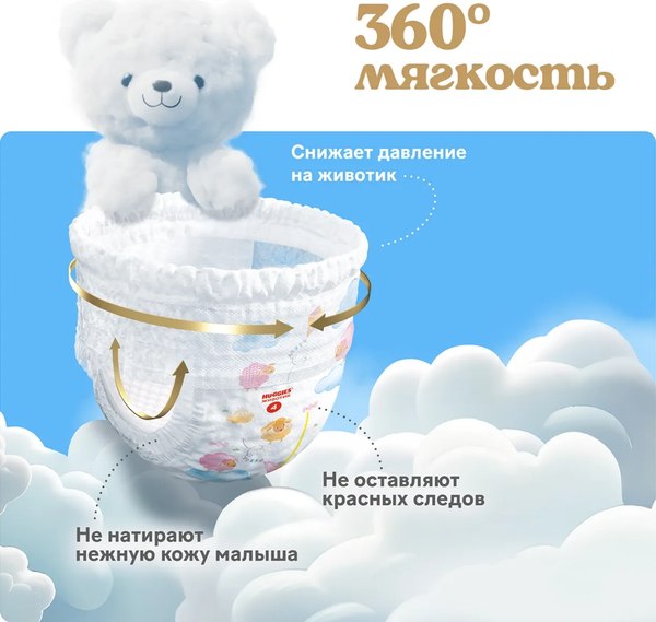 Изображение товара Подгузники-трусики детские Huggies Ultra Comfort Mega 4 Girl (46шт)