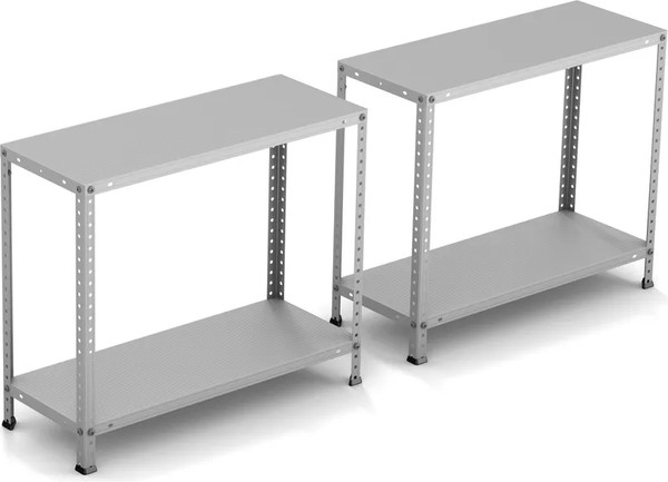 Изображение товара Стеллаж металлический НСКСМ Оцинкованный (1430x700x300)