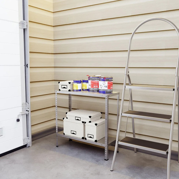 Изображение товара Стеллаж металлический НСКСМ Оцинкованный (1430x700x300)