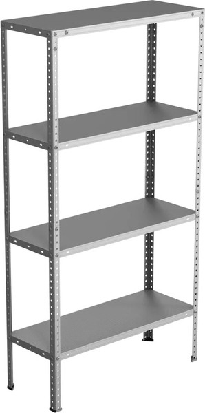 Изображение товара Стеллаж металлический НСКСМ Оцинкованный (1430x700x300)