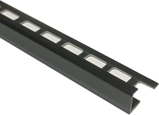 Изображение товара Уголок под плитку Ideal Деконика 007-0 Наружный 10мм 2.5м (черный глянцевый)