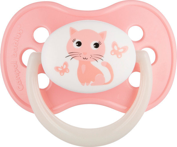 Изображение товара Пустышка Canpol Cute Animals Латексная Круглая 0-6 мес. / 22/593_pin