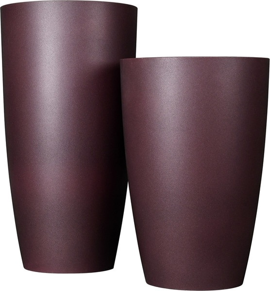 Изображение товара Кашпо Композит Флок ВН №8 / КЗ-Б8вн-312-17 (38.5л, бордовый бут)