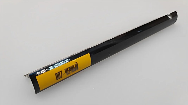 Изображение товара Уголок под плитку Ideal Идеал 007 Наружный 8мм 2.5м (черный)