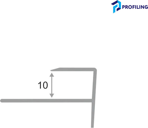 Изображение товара Уголок под плитку Profiling Алюминиевый ПФ-10 (2.7м, золото матовое)