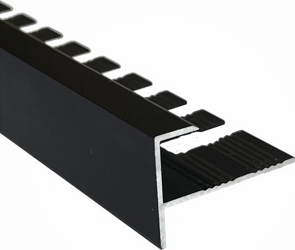 Изображение товара Уголок под плитку Profiling Алюминиевый ПФ-10 (2.7м, черный матовый)