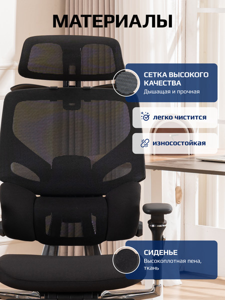 Изображение товара Кресло офисное Evolution LumbarPro Elite (черный)