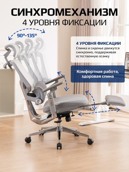 Изображение товара Кресло офисное Evolution LumbarPro Elite (серый)