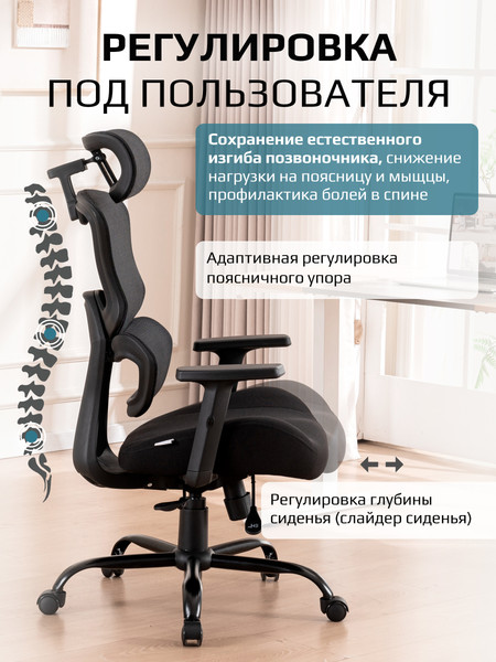 Изображение товара Кресло офисное Evolution ZenFoam (черный)