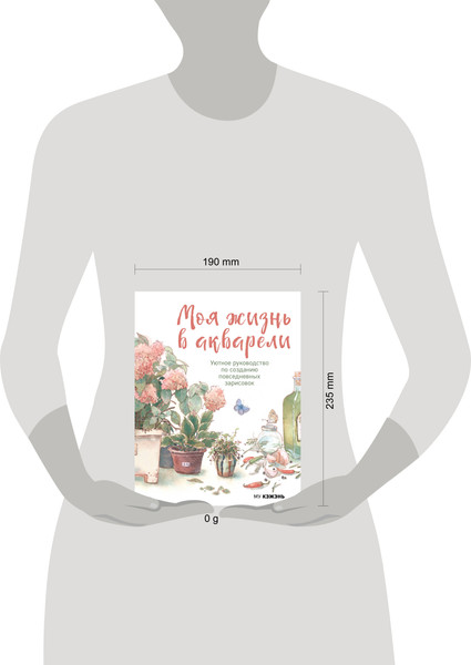 Изображение товара Книга Бомбора Моя жизнь в акварели, твердая обложка (Му Кэжэнь)