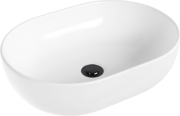 Изображение товара Умывальник со смесителем Lauter 21836A + Reef 21CK8678BS с сифоном 21635B (черный матовый)