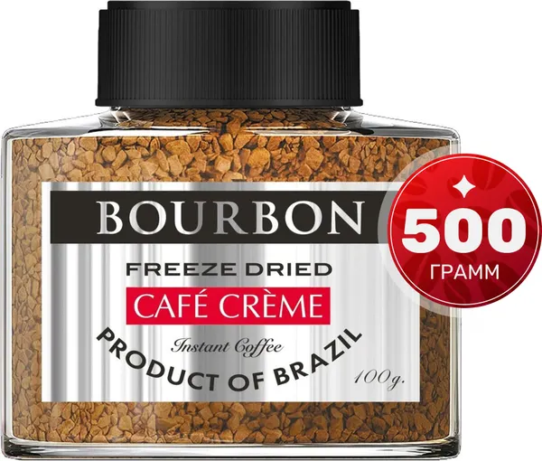 Изображение товара Кофе растворимый BOURBON Cafe Creme (100г)