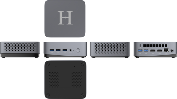 Изображение товара Неттоп Horizont H-top C1K4 / T54E3W + комплект периферии (монитор, клавиатура, мышь)