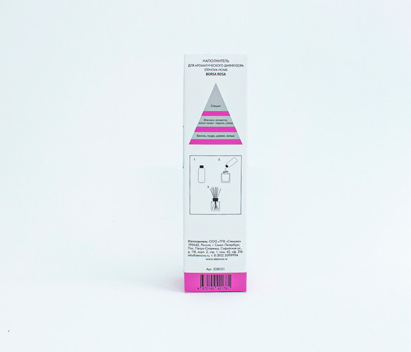 Изображение товара Жидкость для аромадиффузора Stenova Home Borsa Rosa 338051 (100мл)