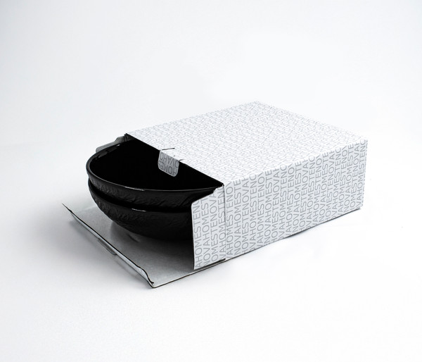 Изображение товара Набор тарелок Stenova Home Lava 61418126 (2шт, черный фарфор)