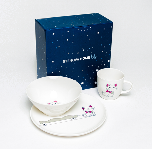 Изображение товара Набор столовой посуды Stenova Home Kitten 61516171