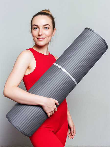 Изображение товара Коврик для йоги и фитнеса Proiron 1830x660x10 / К18610НСЕ (серый)