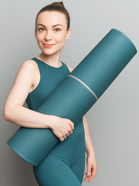 Изображение товара Коврик для йоги и фитнеса Proiron 1830x660x10 / К18610НТЗ (темно-зеленый)