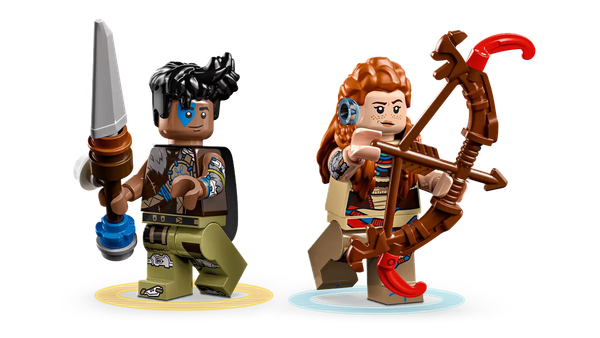 Изображение товара Конструктор Lego Horizon Adventures Элой и Варл против Шелл-Уокера и Савтуза (77037)