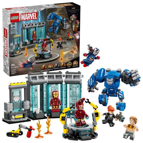 Изображение товара Конструктор Lego Marvel Лаборатория Железного Человека: Зал Доспехов / 76315