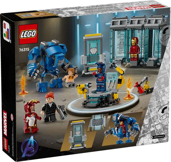 Изображение товара Конструктор Lego Marvel Лаборатория Железного Человека: Зал Доспехов / 76315