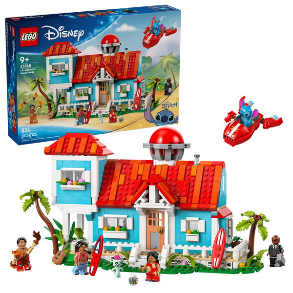 Изображение товара Конструктор Lego Disney Пляжный домик Лило и Стича / 43268