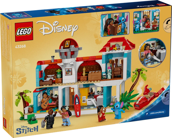 Изображение товара Конструктор Lego Disney Пляжный домик Лило и Стича / 43268