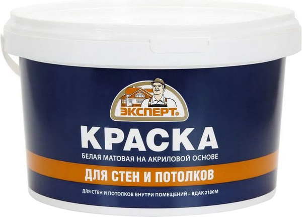 Изображение товара Краска Эксперт Потолочная -30С (7кг, супербелый)