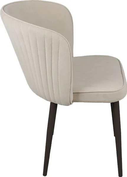 Изображение товара Стул ТриЯ Боско Dream Beige (черный муар/велюр бежевый)