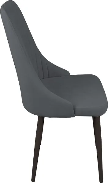 Изображение товара Стул ТриЯ Данте Dream Grafit (черный муар/темно-серый)